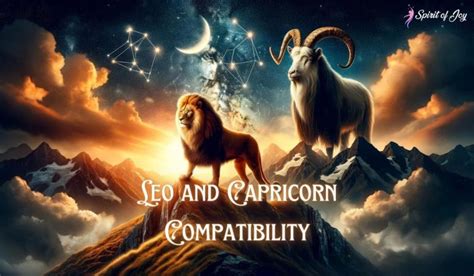 capricorn and leo compatibility percentage|Leo and Capricorn: Compatibility Insights and Analysis